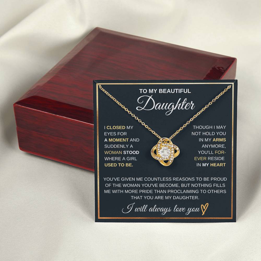 Daughter- Forever Love Necklace – Eternal Connection (50)