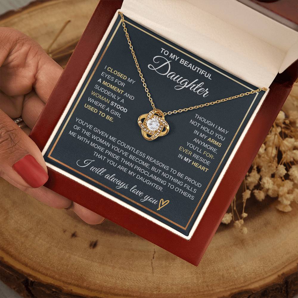 Daughter- Forever Love Necklace – Eternal Connection (50)