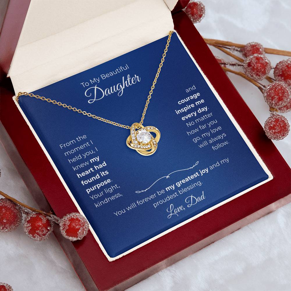 Daughter- Forever Love Necklace – A Parent's Love(96)