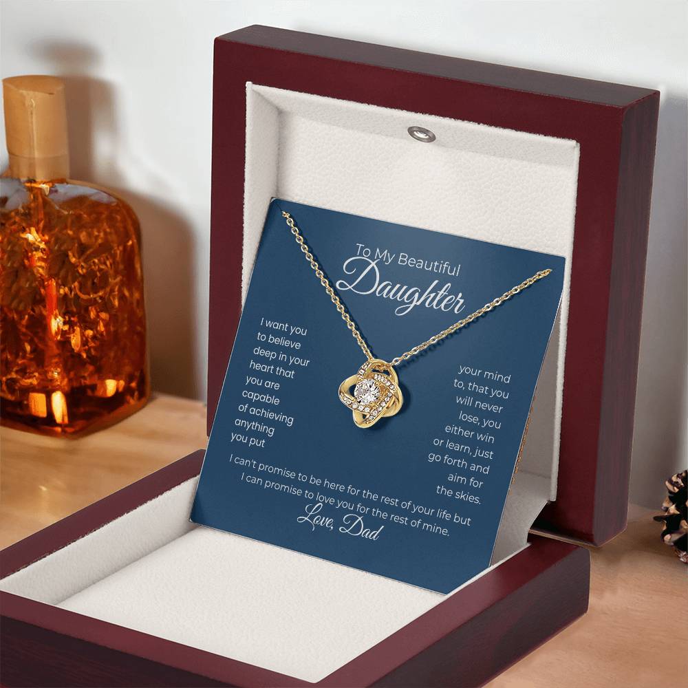 Daughter- Forever Love Necklace – A Symbol of Forever Connection (88)