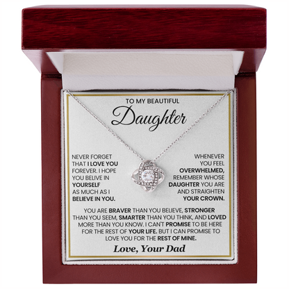 Daughter- Forever Love Necklace – A Lasting Gift of Love and Pride (15)