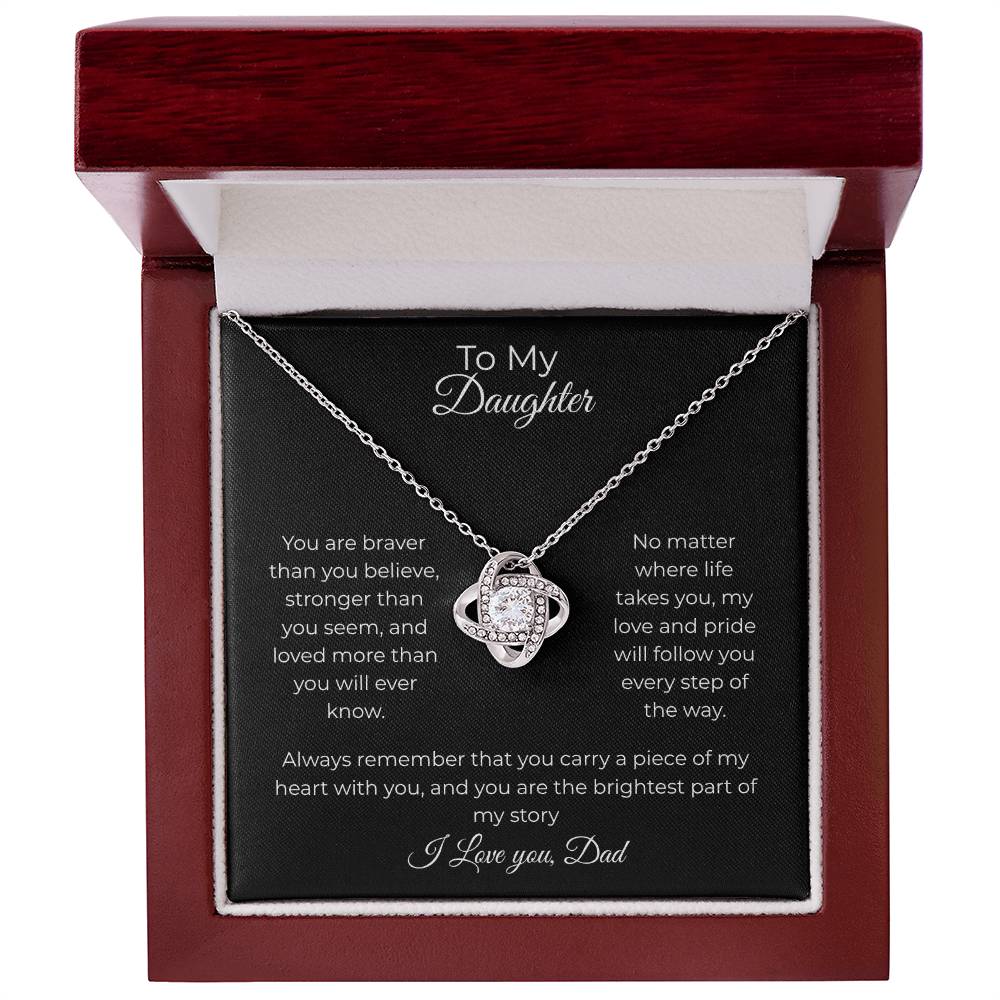 Daughter- Forever Love Necklace – You Will Always Be My Heart (85)