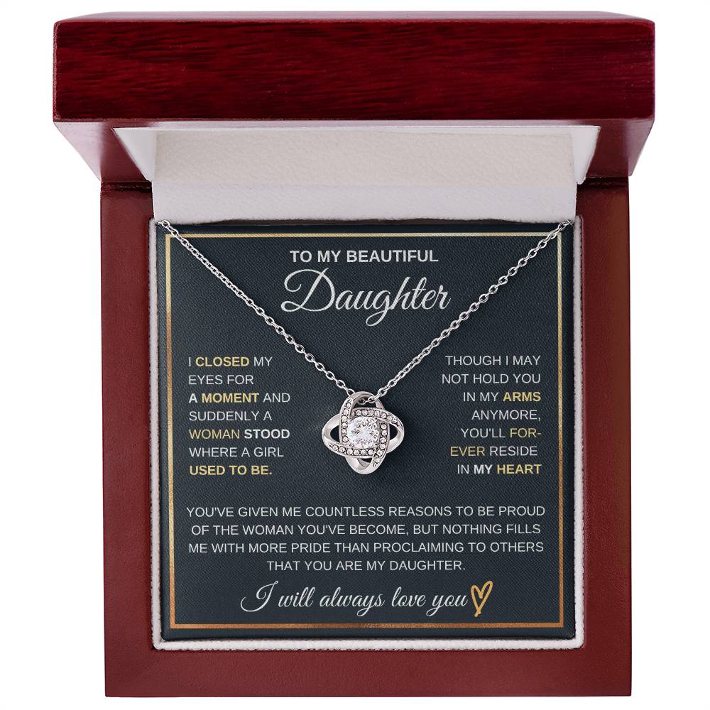 Daughter- Forever Love Necklace – Eternal Connection (50)