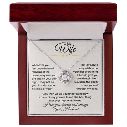 Wife- Love Knot Necklace – Eternal Love and Devotion (139)