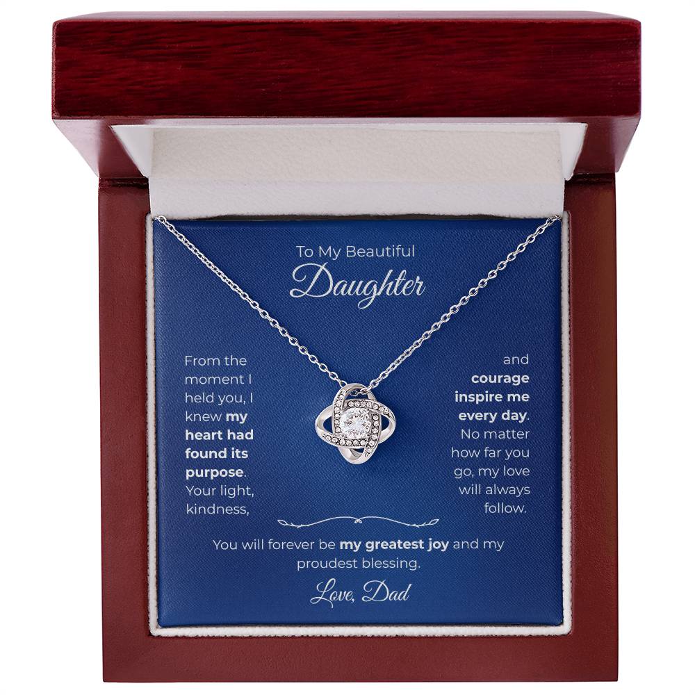 Daughter- Forever Love Necklace – A Parent's Love(96)
