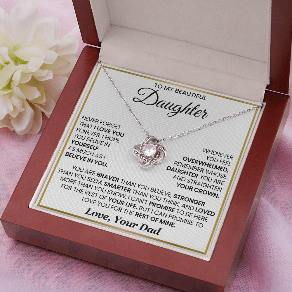 Daughter- Forever Love Necklace – A Lasting Gift of Love and Pride (15)