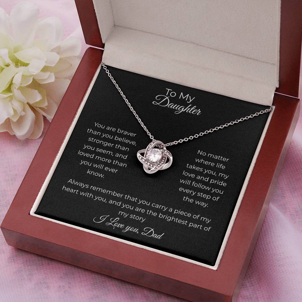 Daughter- Forever Love Necklace – You Will Always Be My Heart (85)