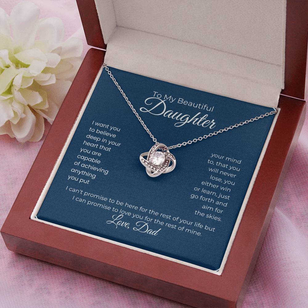 Daughter- Forever Love Necklace – A Symbol of Forever Connection (88)