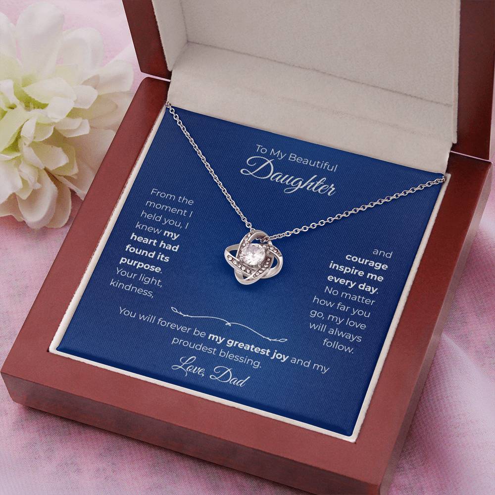 Daughter- Forever Love Necklace – A Parent's Love(96)