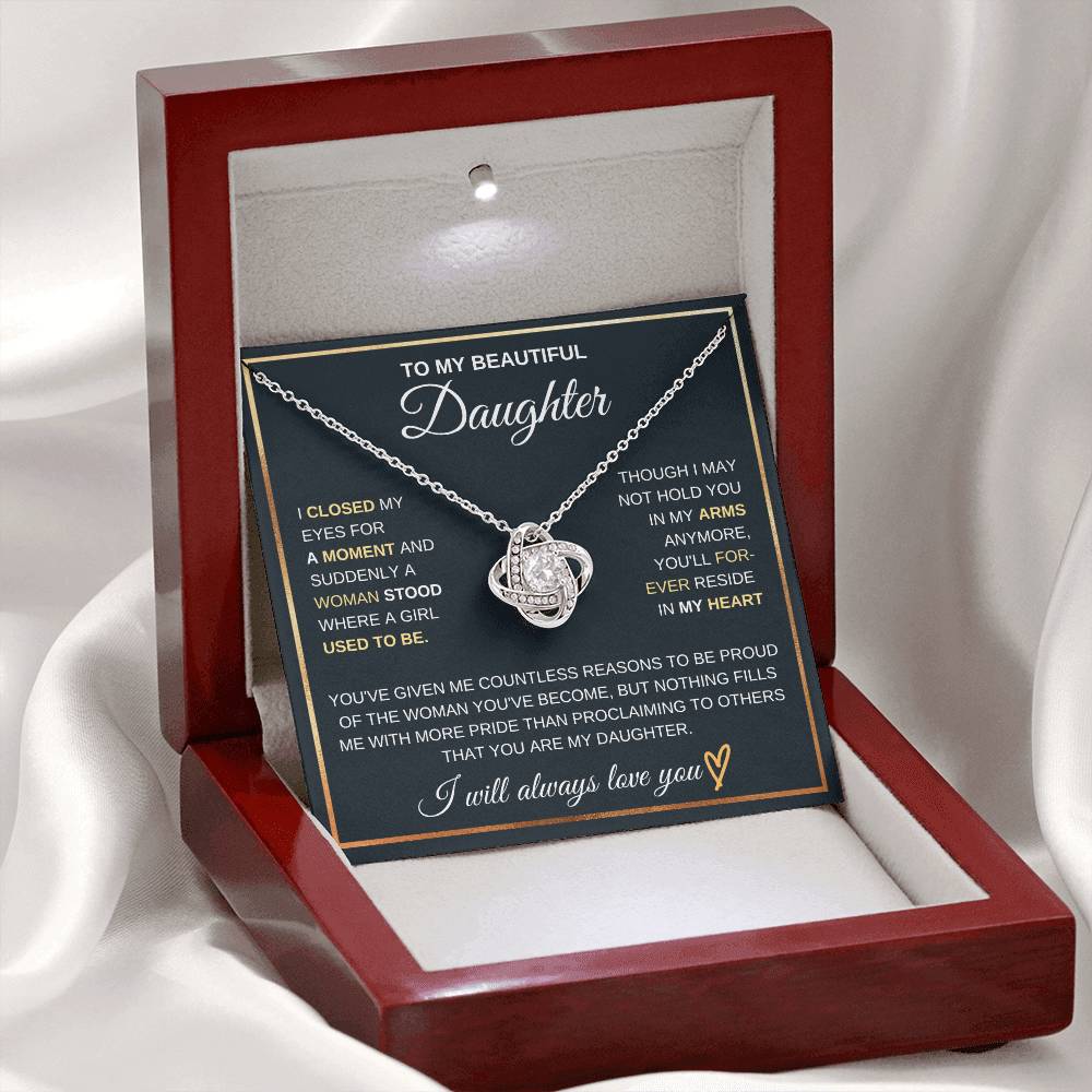 Daughter- Forever Love Necklace – Eternal Connection (50)