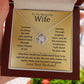 To My Wife Love Knot Necklace – Gift From the Heart (133)