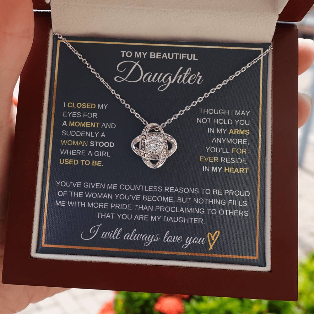 Daughter- Forever Love Necklace – Eternal Connection (50)