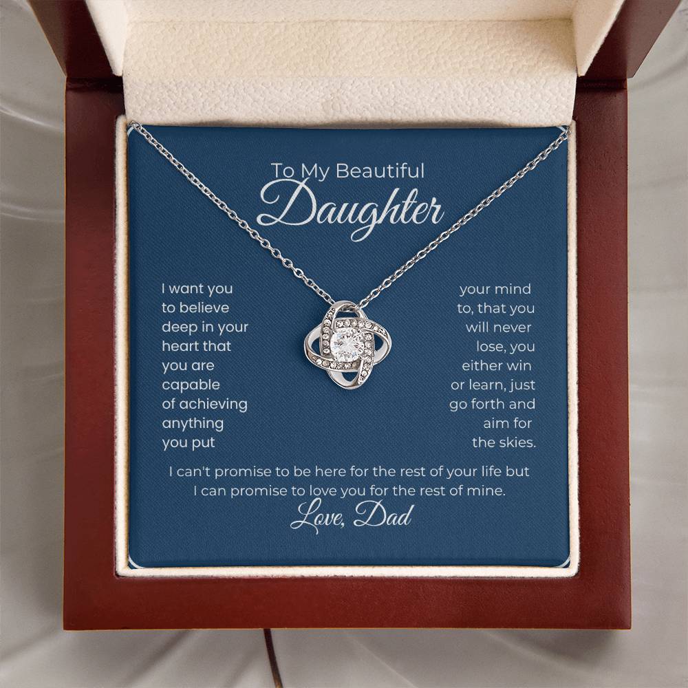Daughter- Forever Love Necklace – A Symbol of Forever Connection (88)