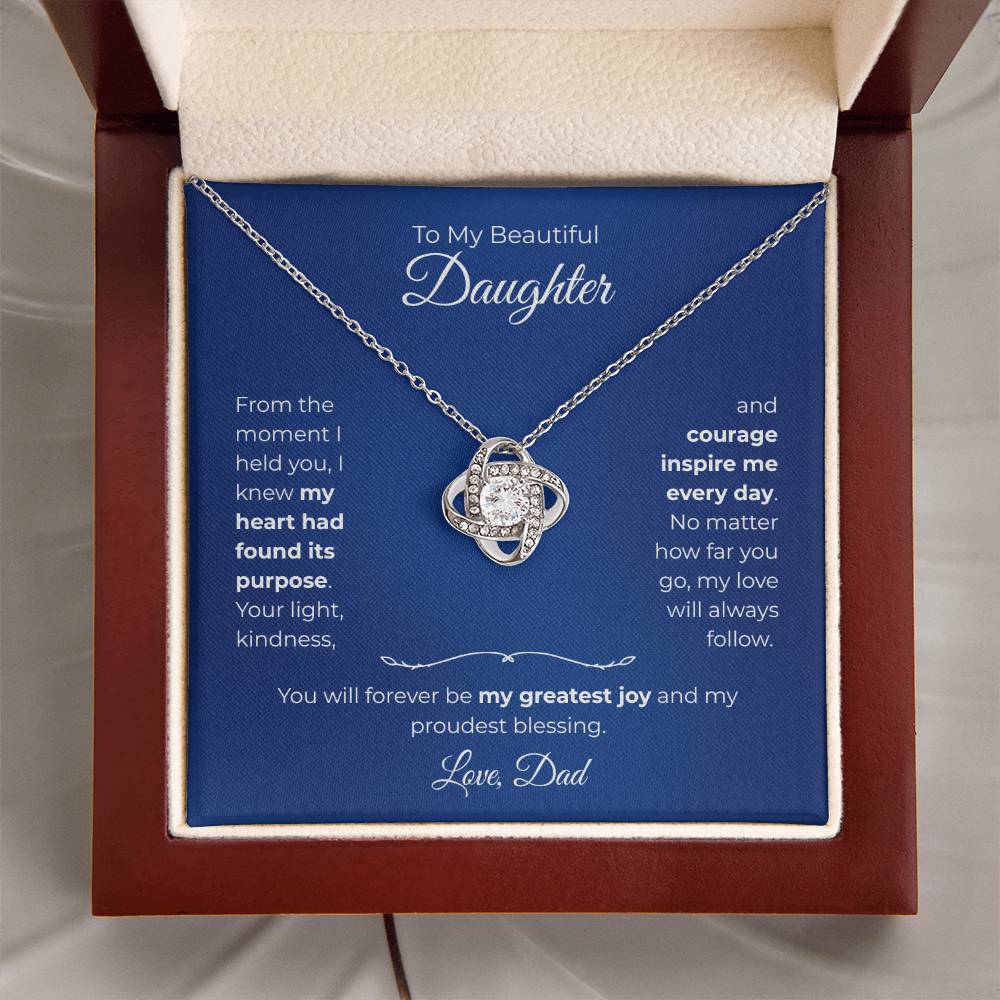 Daughter- Forever Love Necklace – A Parent's Love(96)
