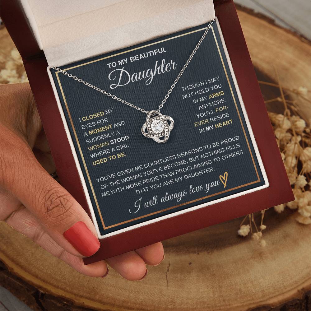 Daughter- Forever Love Necklace – Eternal Connection (50)
