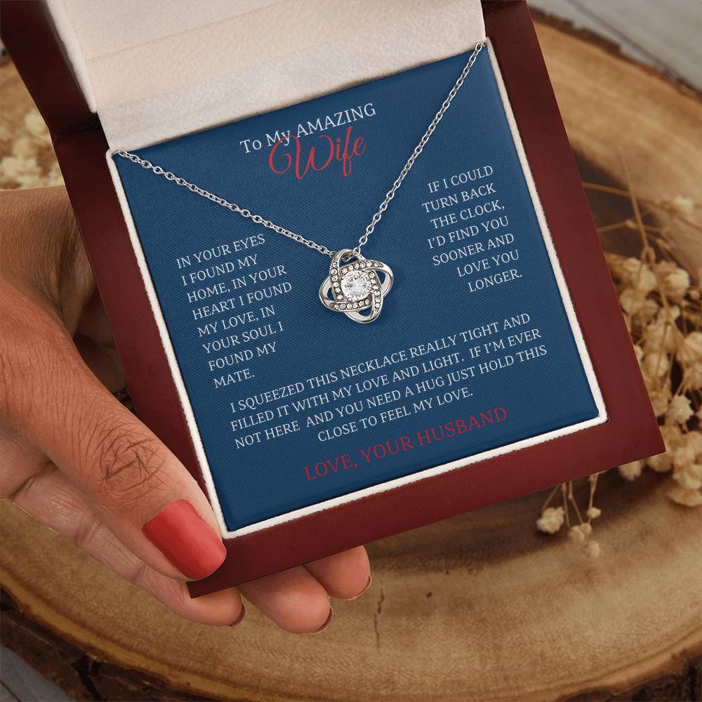 Wife- Love Knot Necklace – Eternal Love (75D)