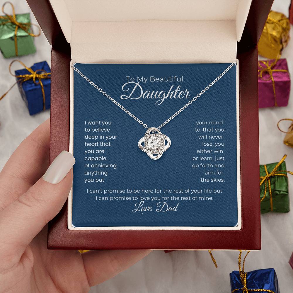 Daughter- Forever Love Necklace – A Symbol of Forever Connection (88)