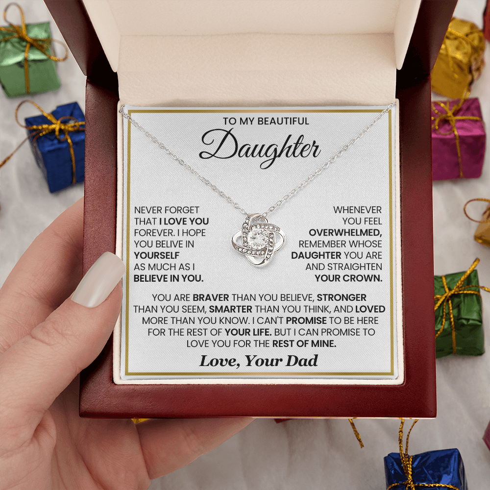 Daughter- Forever Love Necklace – A Lasting Gift of Love and Pride (15)