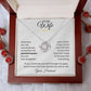 Wife- Love Knot Necklace – She Means Everything (138B)