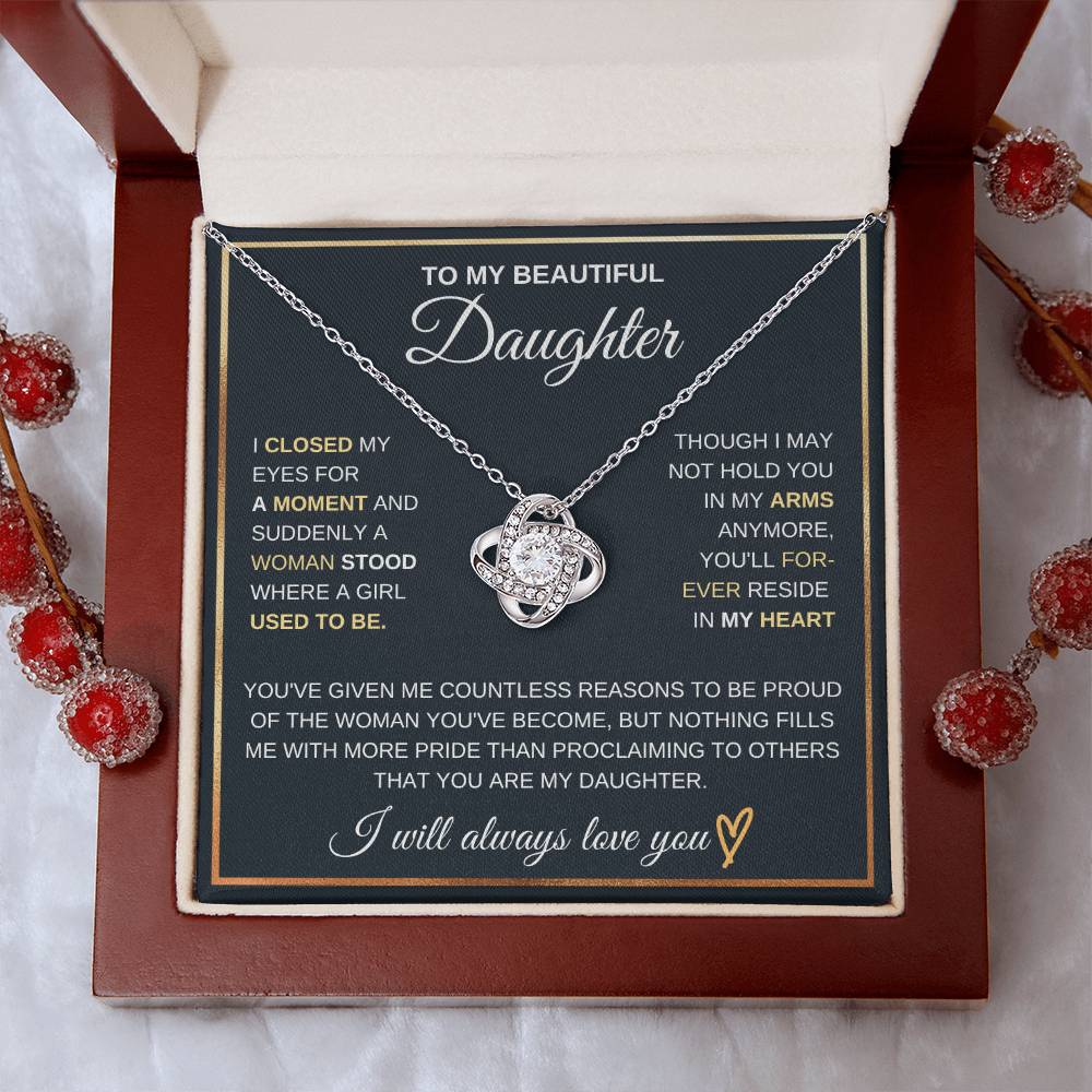Daughter- Forever Love Necklace – Eternal Connection (50)