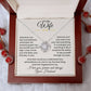 Wife- Love Knot Necklace – Eternal Love and Devotion (139)