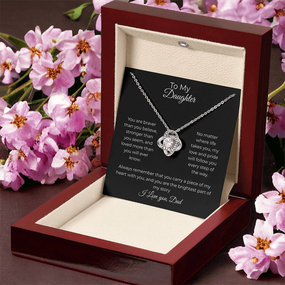 Daughter- Forever Love Necklace – You Will Always Be My Heart (85)