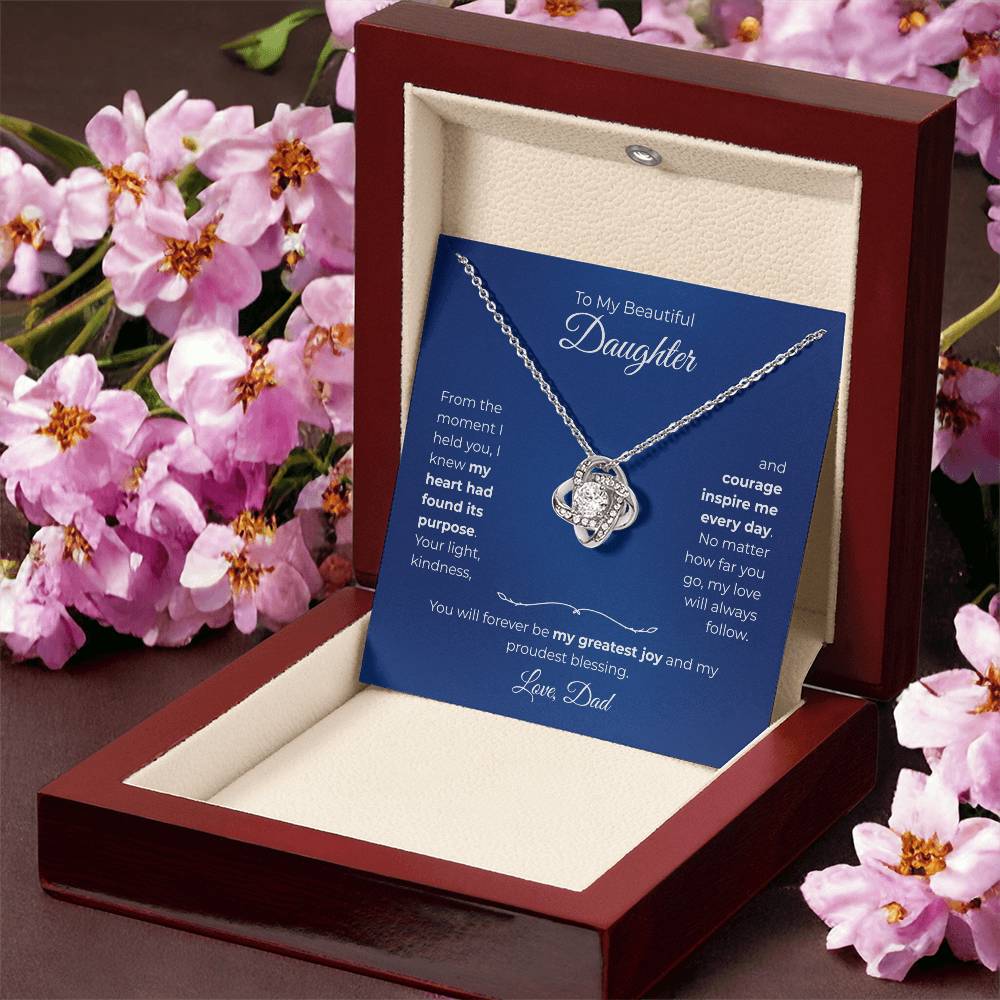 Daughter- Forever Love Necklace – A Parent's Love(96)
