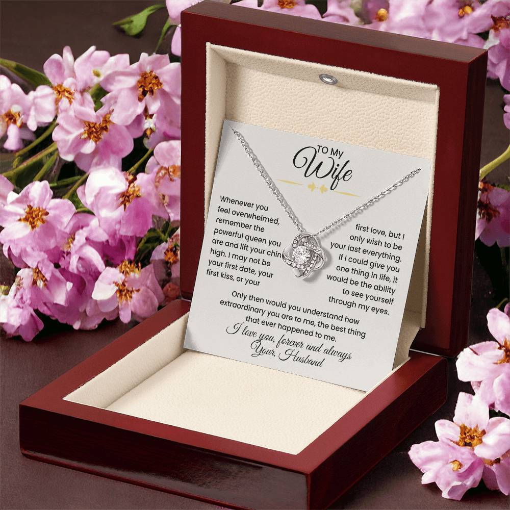 Wife- Love Knot Necklace – Eternal Love and Devotion (139)