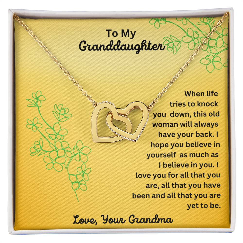 Granddaughter-Interlocking Heart Necklace (65)