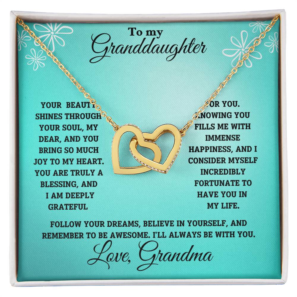 Granddaughter-Interlocking Heart Necklace (62)
