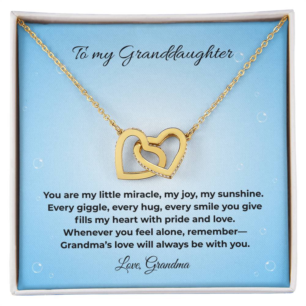 Granddaughter-Interlocking Heart Necklace (25)