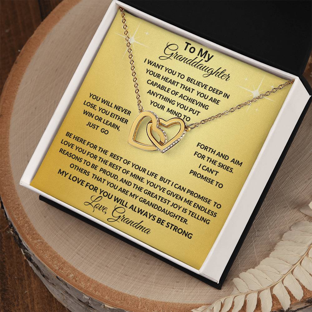 Granddaughter-Interlocking Heart Necklace (67)