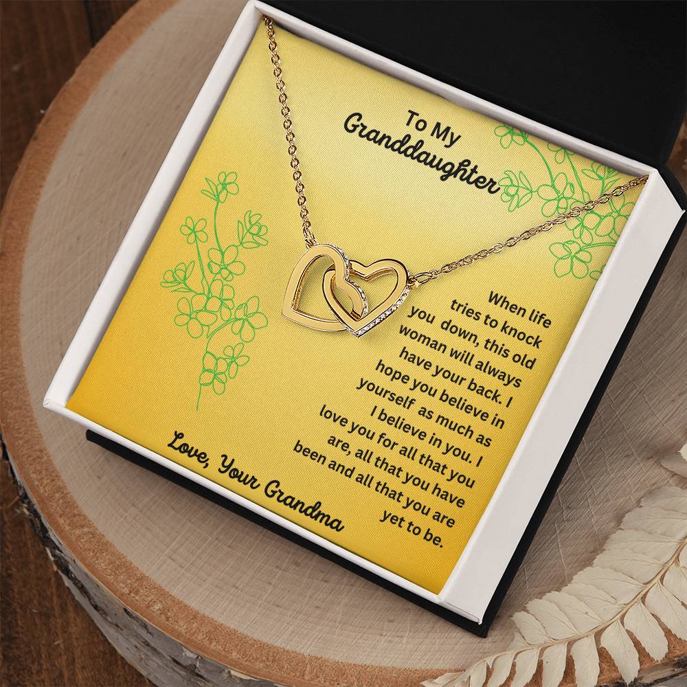 Granddaughter-Interlocking Heart Necklace (65)