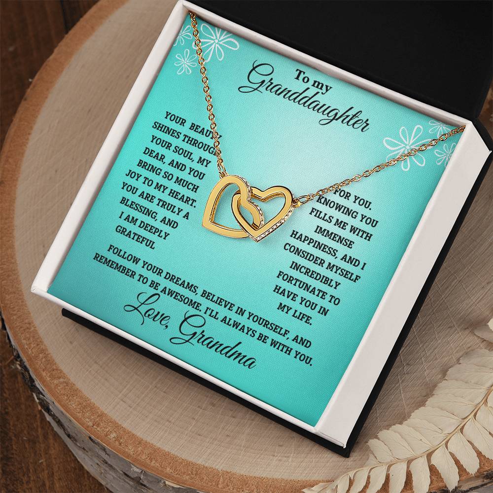 Granddaughter-Interlocking Heart Necklace (62)
