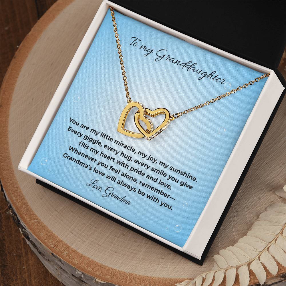Granddaughter-Interlocking Heart Necklace (25)