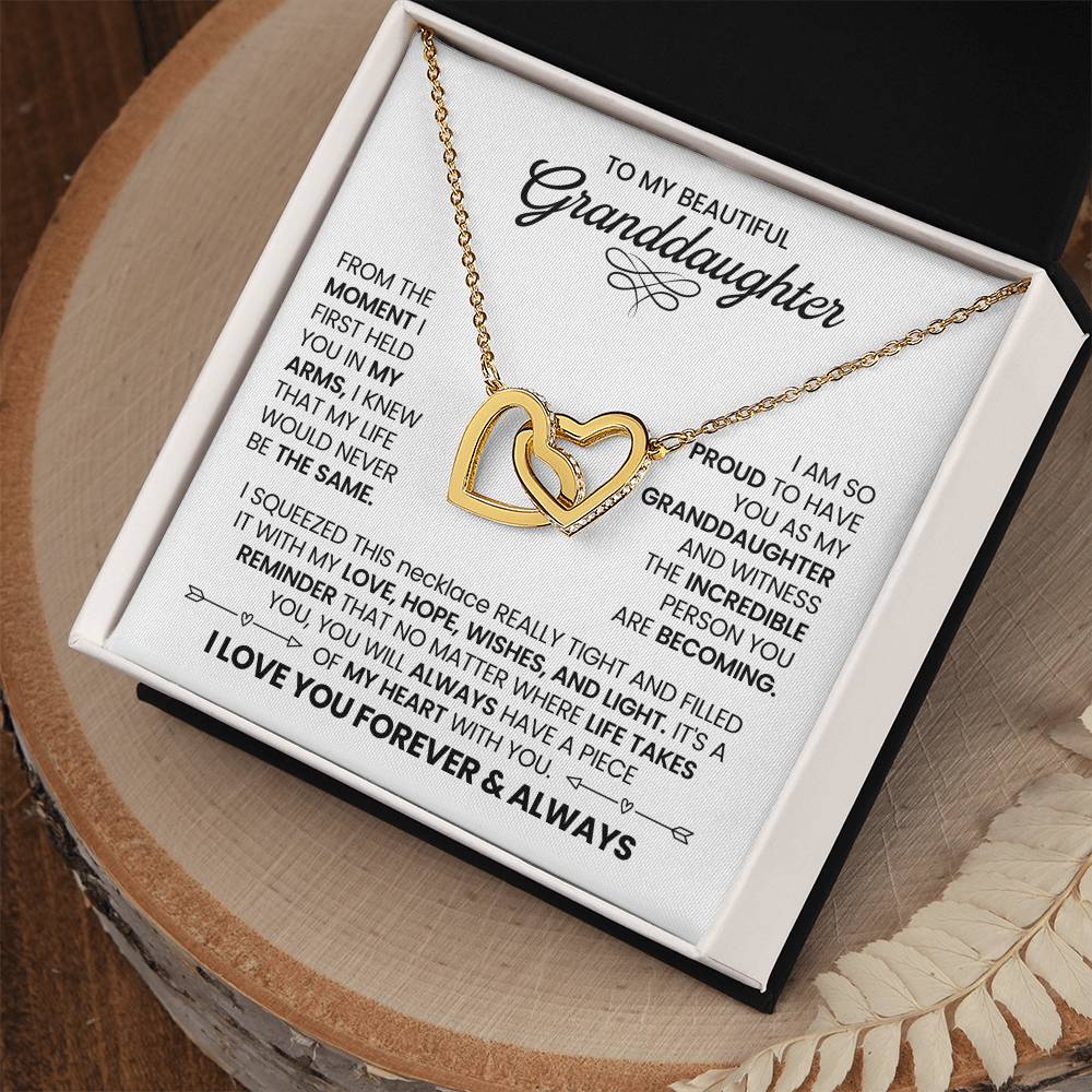 Granddaughter-Interlocking Heart Necklace (30)