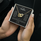 Daughter – Interlocking Heart Necklace – Personalized Gift from Any Sender (90)