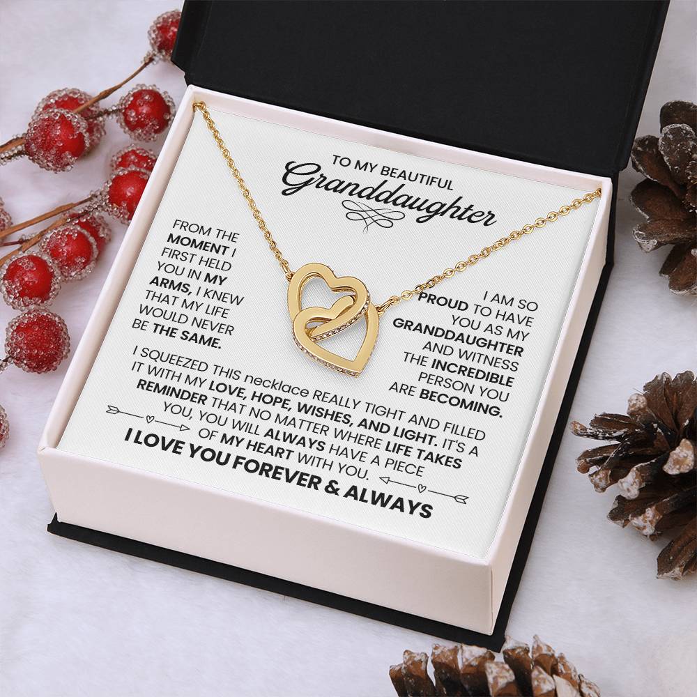 Granddaughter-Interlocking Heart Necklace (30)