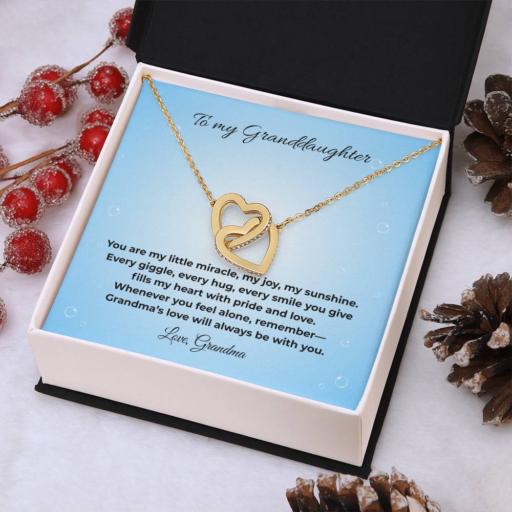 Granddaughter-Interlocking Heart Necklace (25)