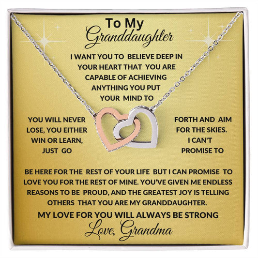 Granddaughter-Interlocking Heart Necklace (67)