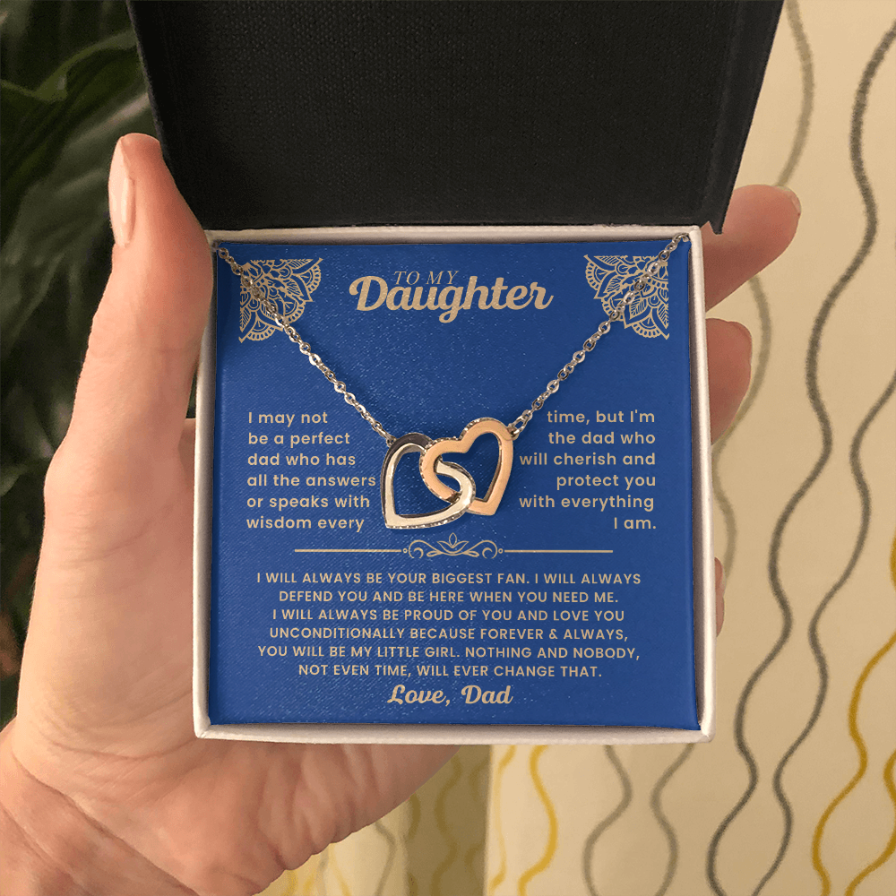 Daughter-Interlocking Heart Necklace (4)