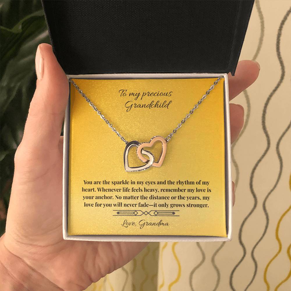 Granddaughter-Interlocking Heart Necklace (27)