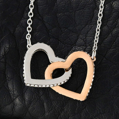 Daughter- One thing in life-Interlocking Hearts Necklace - Essential Home Zone Essential Home Zone Jewelry Daughter- One thing in life-Interlocking Hearts Necklace