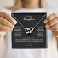 Daughter – Interlocking Heart Necklace – Personalized Gift from Any Sender (90)