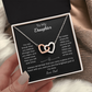Daughter – Interlocking Heart Necklace – Personalized Gift from Any Sender (90)