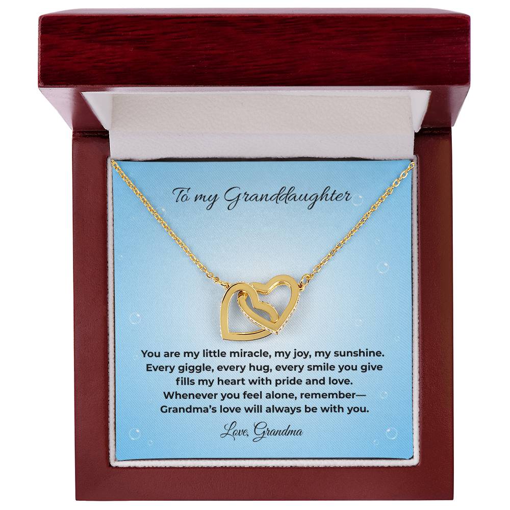Granddaughter-Interlocking Heart Necklace (25)