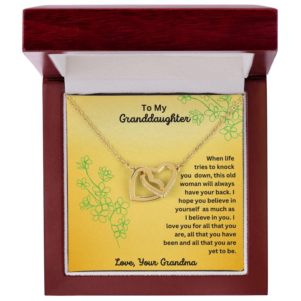 Granddaughter-Interlocking Heart Necklace (65)