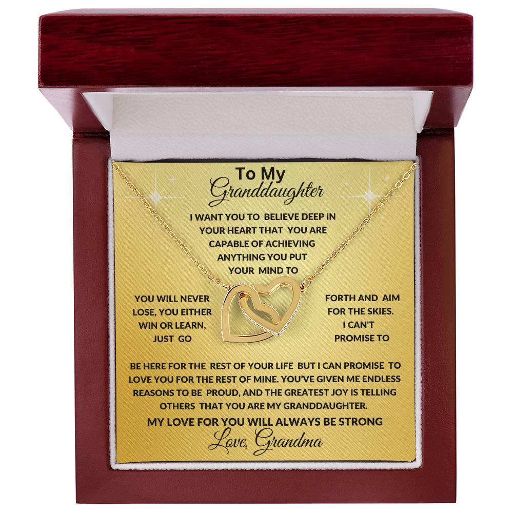 Granddaughter-Interlocking Heart Necklace (67)