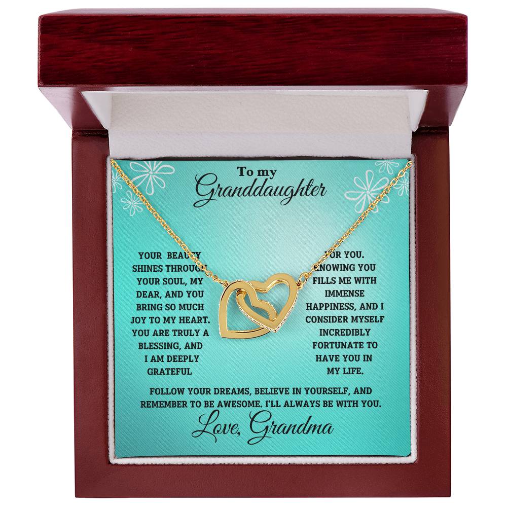 Granddaughter-Interlocking Heart Necklace (62)