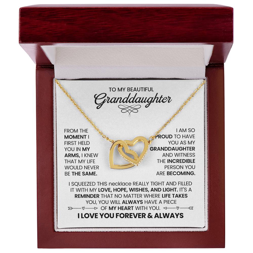 Granddaughter-Interlocking Heart Necklace (30)